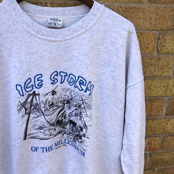 Vintage 1998 North American Ice Storm Sweater XL - Picture 6 of 6